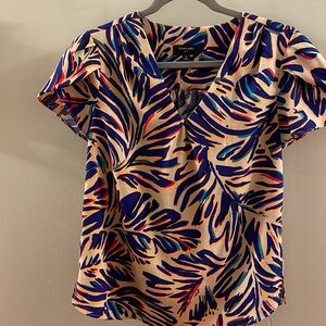 Tahari Multicolored Blouse - NWOT